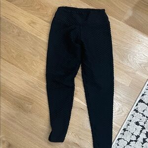 Booty by Brabants Textured Black Leggings
